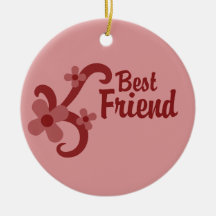 Melhor amigo ornamento