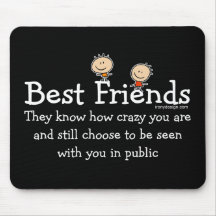 Melhores amigos mousepad