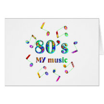 melómano 80s cartao