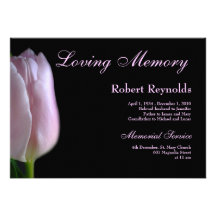 Memorial/anúncio Convites
