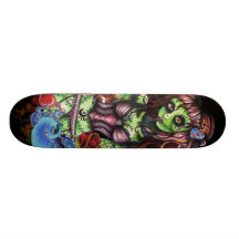 Menina 3 do zombi skates