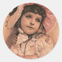 menina adesivo