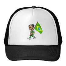 Menina brasileira bonés