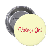 Menina do vintage boton