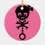 Menina dos enfeites de natal do nosso monstro pequ