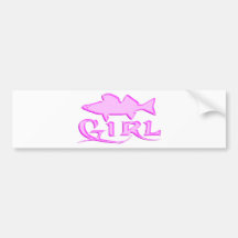 MENINA DOS WALLEYE ADESIVOS