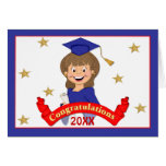 Menina graduada 2013 cartao