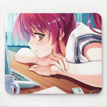 Menina Mousepad do Anime