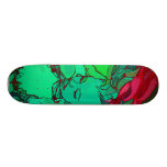 menina verde dos grafites skate