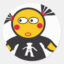 Menina Yo de CSeeK Adesivos