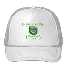 Meninas brasileiras - Futebol é para meninas Bone