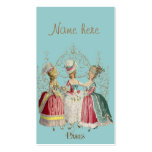 Meninas de Marie Antoinette Modelos Cartões De Visita