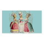 Meninas de Marie Antoinette Modelo De Cartões De Visita