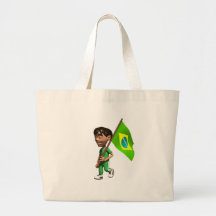 Menino brasileiro bolsa para compra