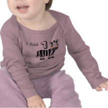 Menino de 1 ano do aniversário/presente da menina  tshirts