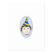 Menino do aniversário cartão postal