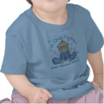 Menino eu sou um hoje Tshirt do primeiro aniversar