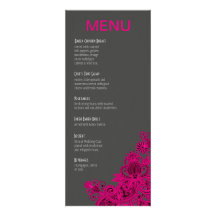 Menu asteca do comensal de Paisley - carvão vegeta Convite