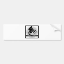 mergulho da bicicleta dentro adesivo