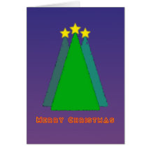 Merry Christmas tree Cartão