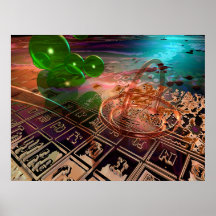 Mesa de elementos periódica pôsteres