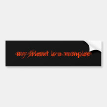 meu amigo é um vampiro adesivo