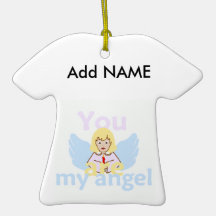 Meu anjo PERSONALIZA o ornamento
