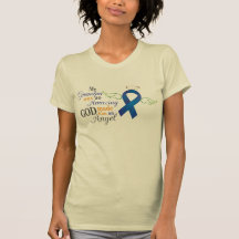 Meu avô um anjo - cancer anal t-shirt