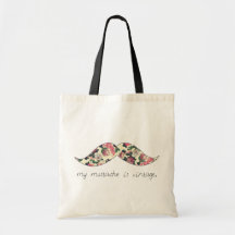 meu bigode é sacola do vintage bolsas para compras