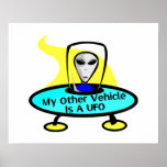 Meu outro veículo é um UFO Posters