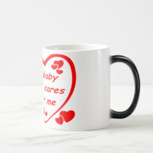Meus cuidados do bebê apenas para mim caneca