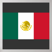 México com os braços dourados completos, México Posteres