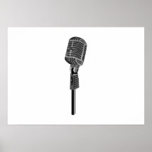 Microfone Posteres