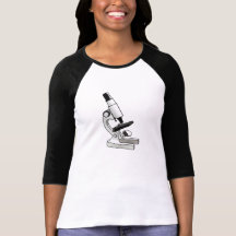 Microscópio da ciência tshirts