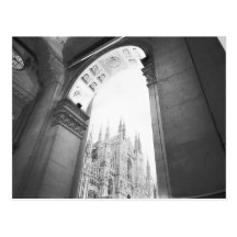 Milão Italia, opinião da galeria do domo Cartao Postal