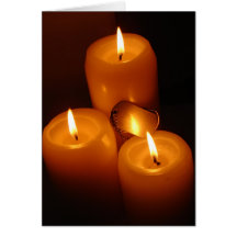Militar - dog tags e velas cartao