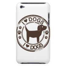 Mim cães <3 capa iPod touch Case-Mate
