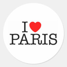 Mim coração (amor) Paris Adesivos Em Formato Redondos