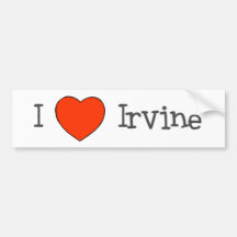 Mim coração Irvine Adesivos