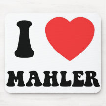 Mim coração Mahler Mouse Pads