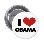 Mim coração Obama crachás