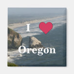 Mim coração Oregon (rochas da costa de Oregon) Imã