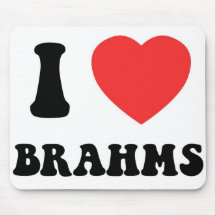 Mim engrenagem de Brahms do coração Mouse Pads