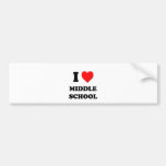 Mim escola secundária do coração adesivo
