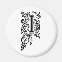 Mim letra decorativa imãs