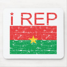 Mim representante Burkina Faso Mousepads