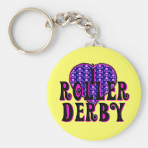 Mim rolo derby do coração chaveiros