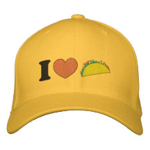 Mim Tacos do coração! Bones Bordados
