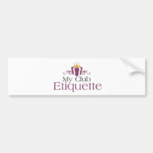Minha etiqueta do clube adesivos