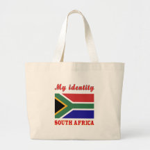 Minha identidade África do Sul Bolsa De Lona